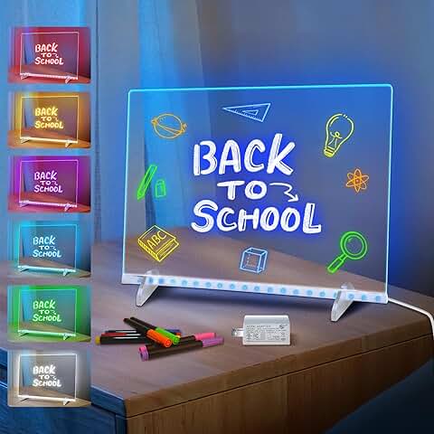 LED Note Board with 7 Colors and Accessories