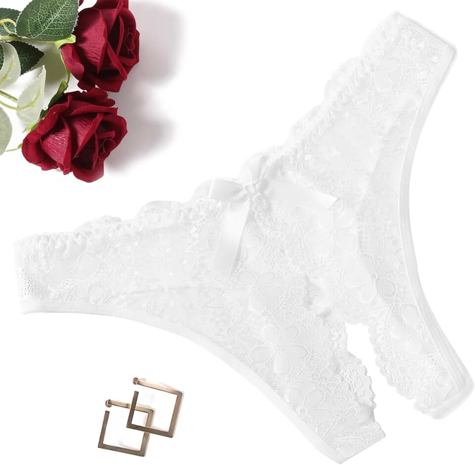 Women’s Floral Lace Hollow Out Panties Pack