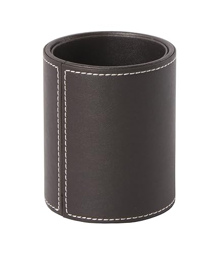 Brown leather pen holder