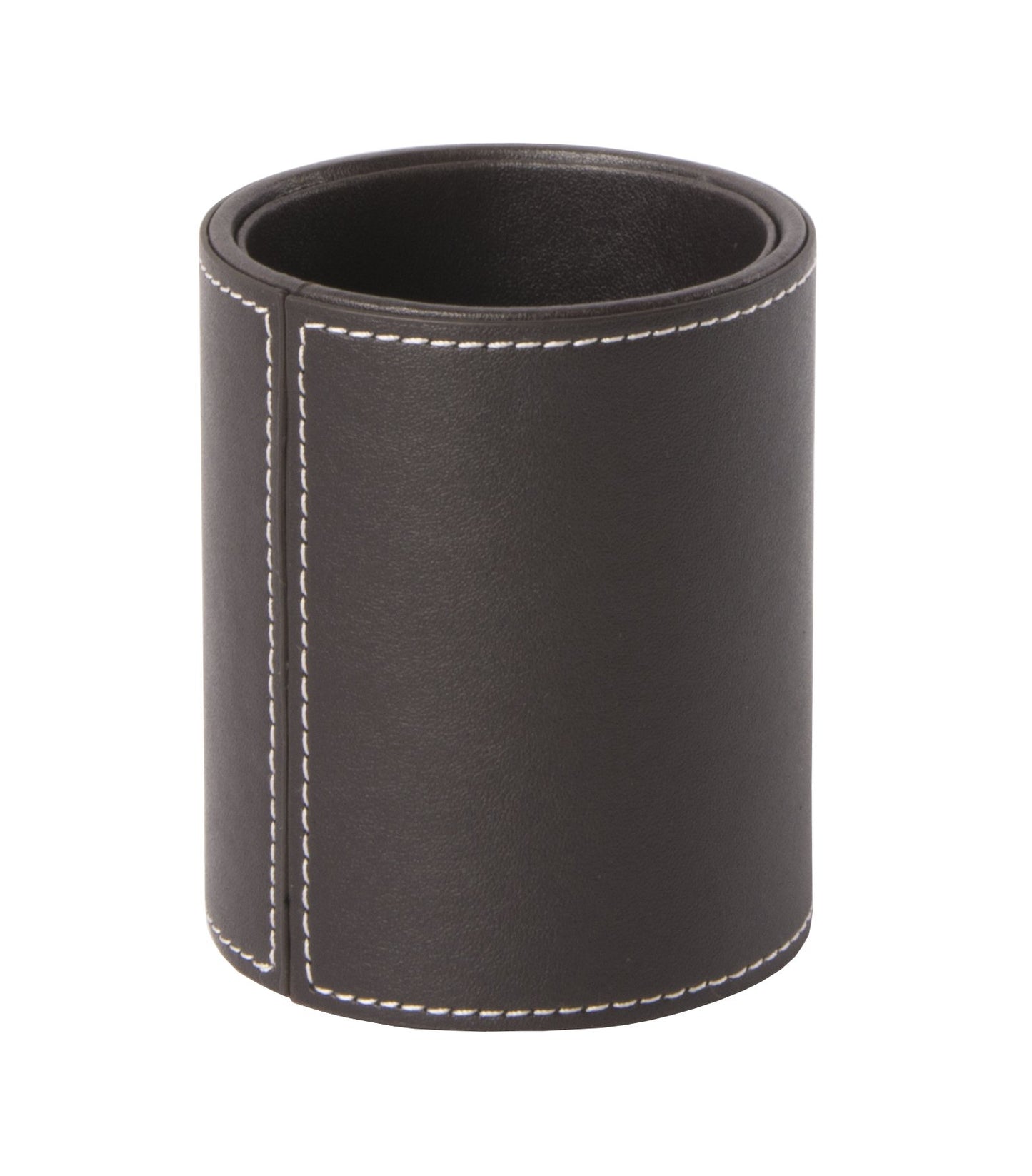 Brown leather pen holder