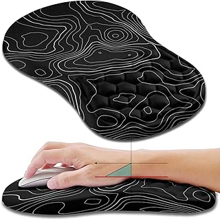 Ergonomic Mouse Pad with Wrist Support and Memory Foam