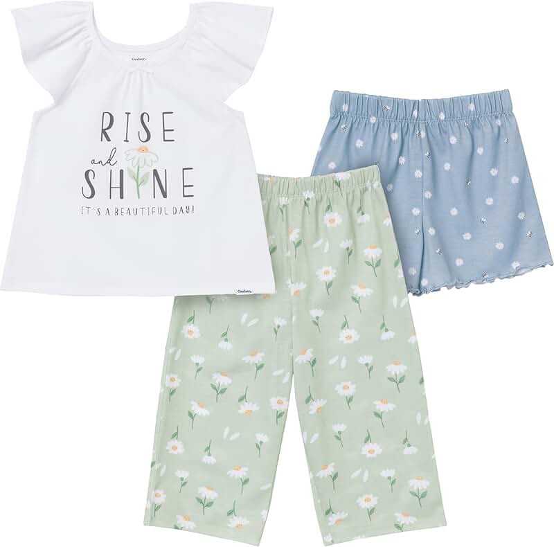 Toddler Girls' Daisies Pajama Set 5T