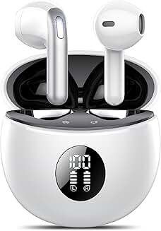 Wireless Earbuds with 50H Playtime and Noise Cancelling Mic