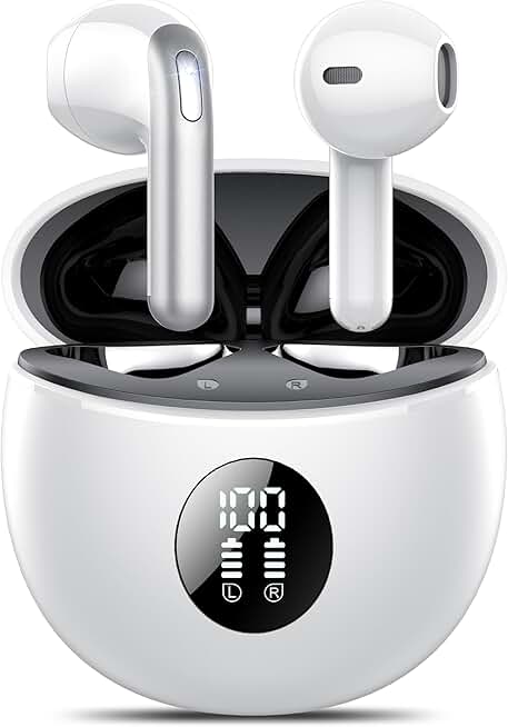 Wireless Earbuds with 50H Playtime and Noise Cancelling Mic