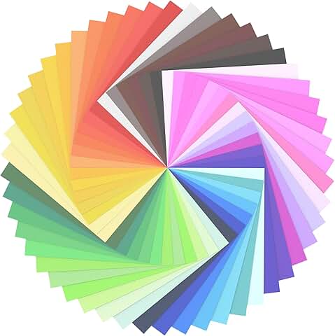 Premium Colored Cardstock Paper for Crafts and School Projects