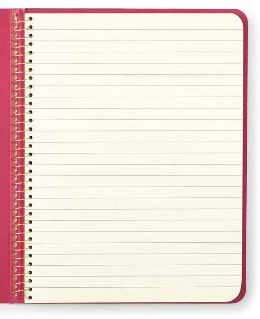 Gold Dots Spiral Notebook