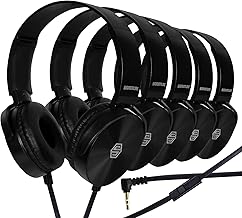 Bulk 10 Student On-Ear Headphones with Microphone