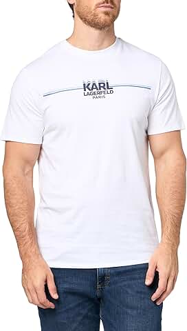 Men's Short Sleeve Pullover with Race Stripe Design