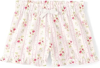 Baby Girl and Toddler Paperbag Waist Shorts