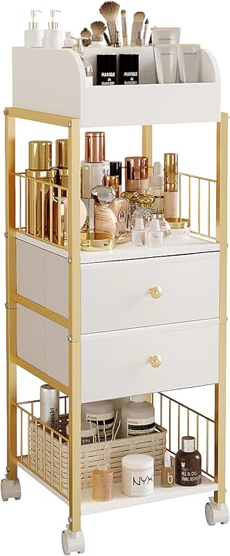 Large Makeup and Skincare Organizer with Drawers