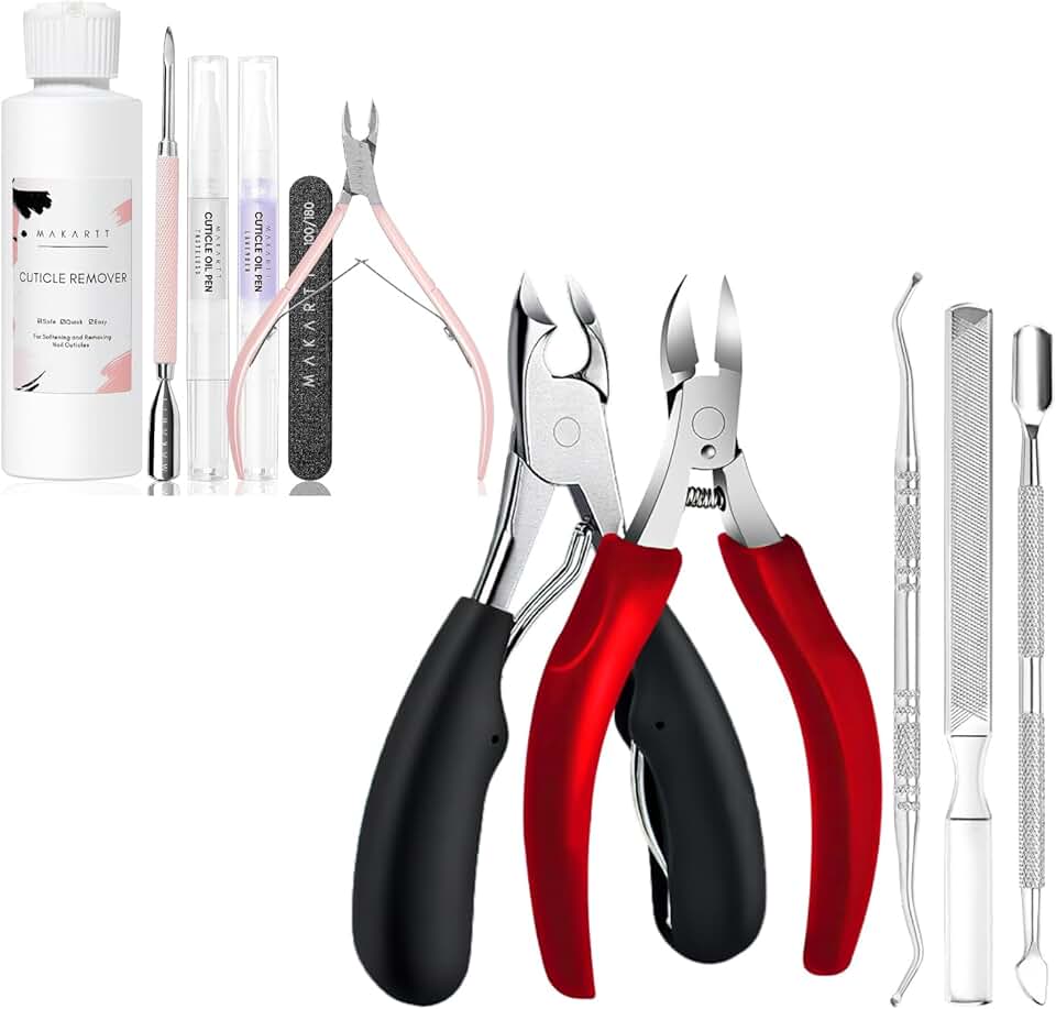 Cuticle and Toenail Care Kit with Clippers