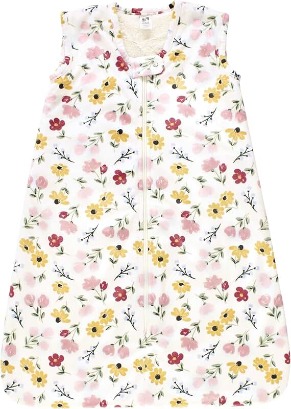 Soft floral wearable blanket for infant girls 12-18 months