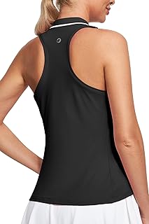 Sleeveless Women's Golf and Tennis Polo Shirts