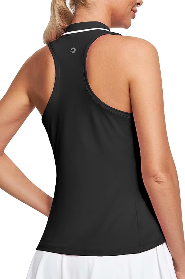 Sleeveless Women's Golf and Tennis Polo Shirts