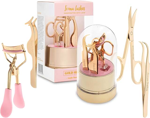 4-in-1 False Eyelash Tool Kit with Organizer