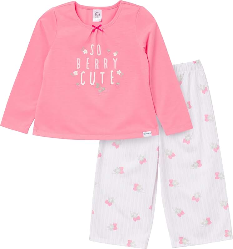 Toddler Girls' 2-Piece Pajama Set in Berry