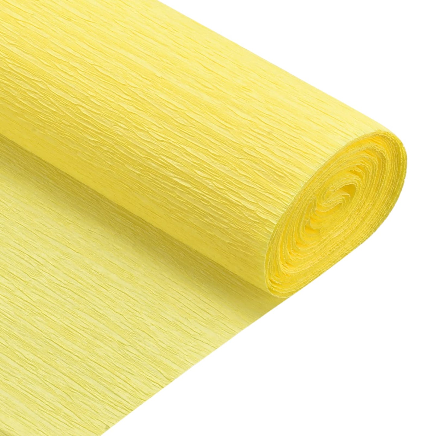 Large Dark Yellow Crepe Paper Rolls Pack of 2