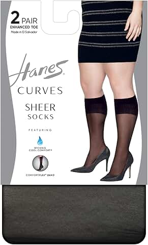 Plus Size Sheer Knee Highs