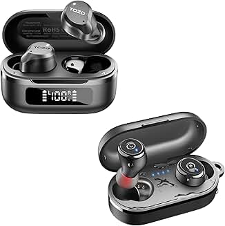 Wireless Noise Cancelling Earbuds with Waterproof and Clear Calls