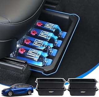 Two Under-Seat Storage Boxes for Tesla Model Y