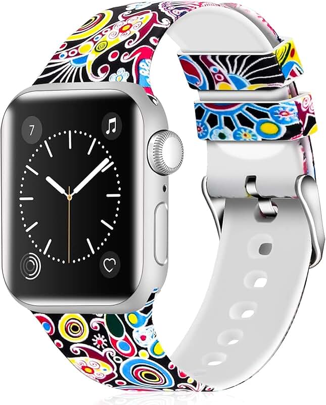 Silicone Watch Band for Various Apple Watch Sizes