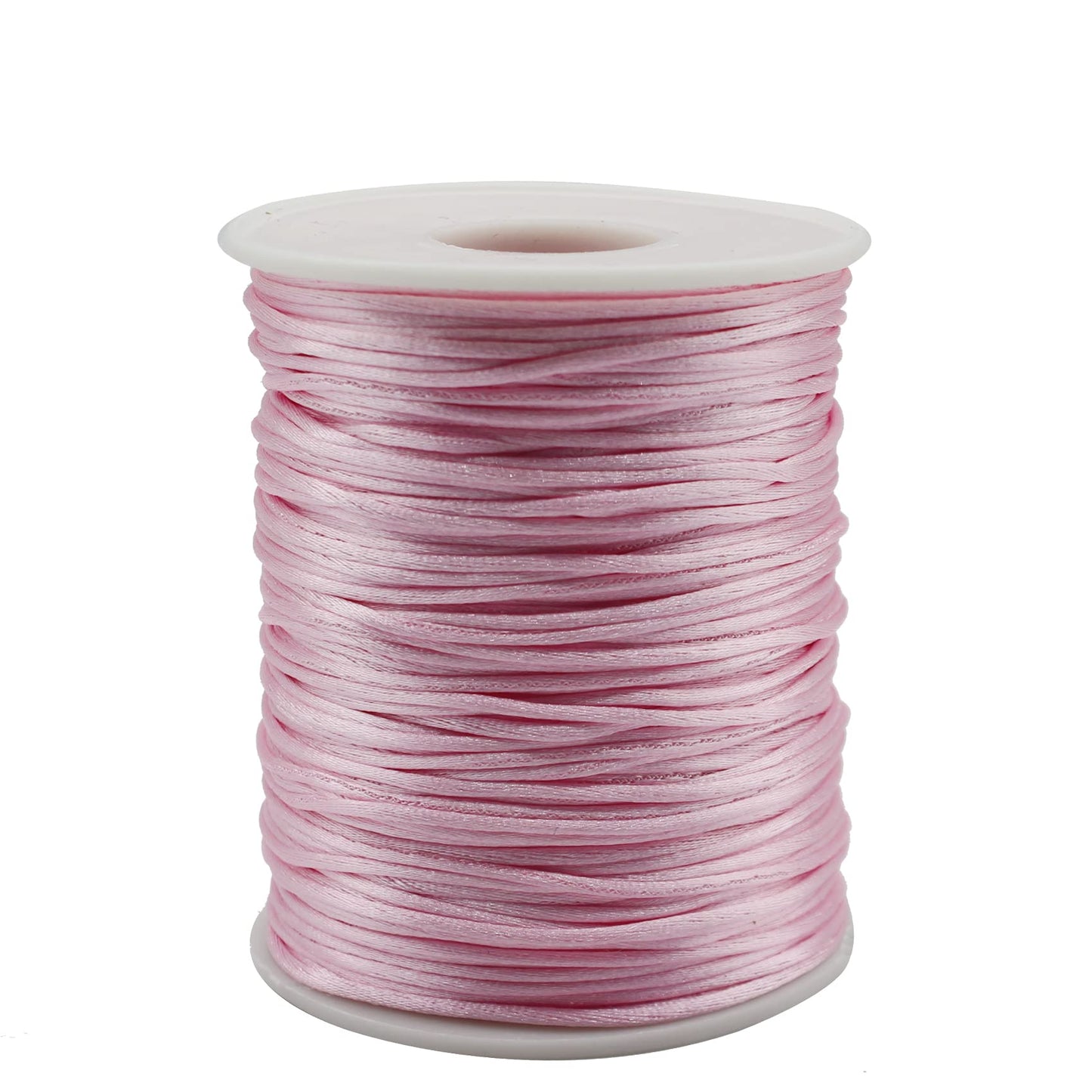 Pink Nylon Cord String for Jewelry Making and Crafting