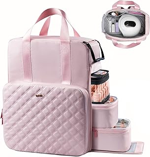 Large Pink Nail Polish and Tool Organizer Backpack