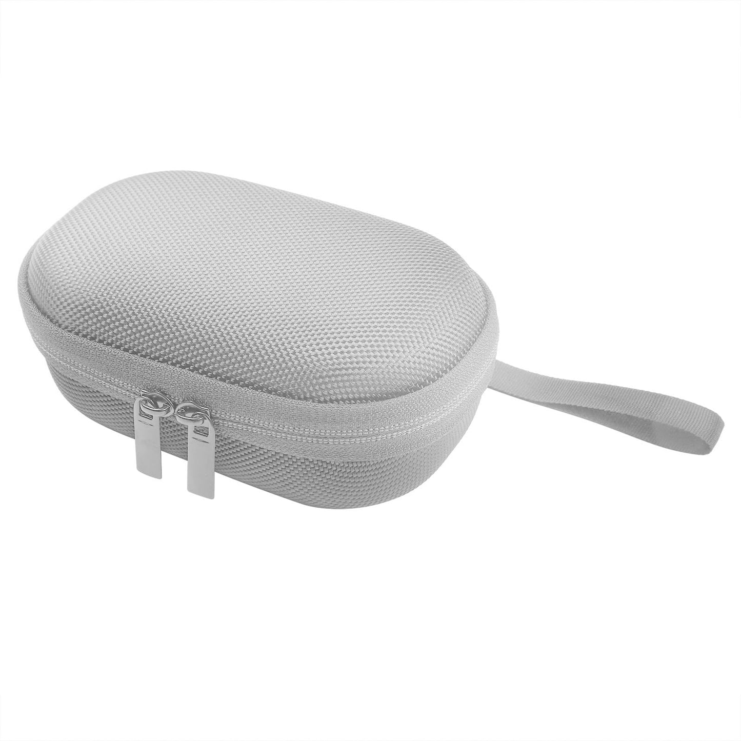 Gray travel case with mesh pocket for mouse protection