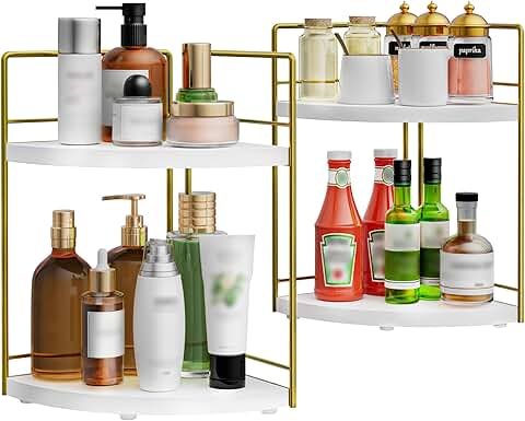 Two-Tier Bathroom Counter Organizer Set