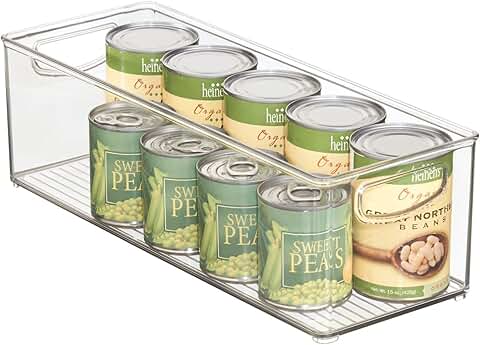 Plastic Stackable Kitchen Organizer with Handles