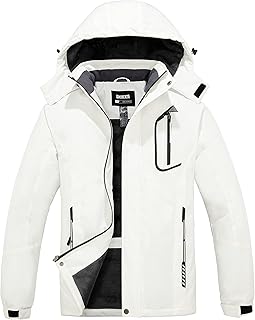 Men's Waterproof Winter Ski and Snow Jacket