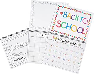 Decorate Your Own Calendar Set of 12