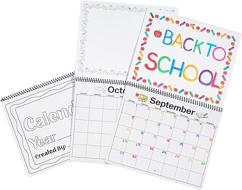 Decorate Your Own Calendar Set of 12