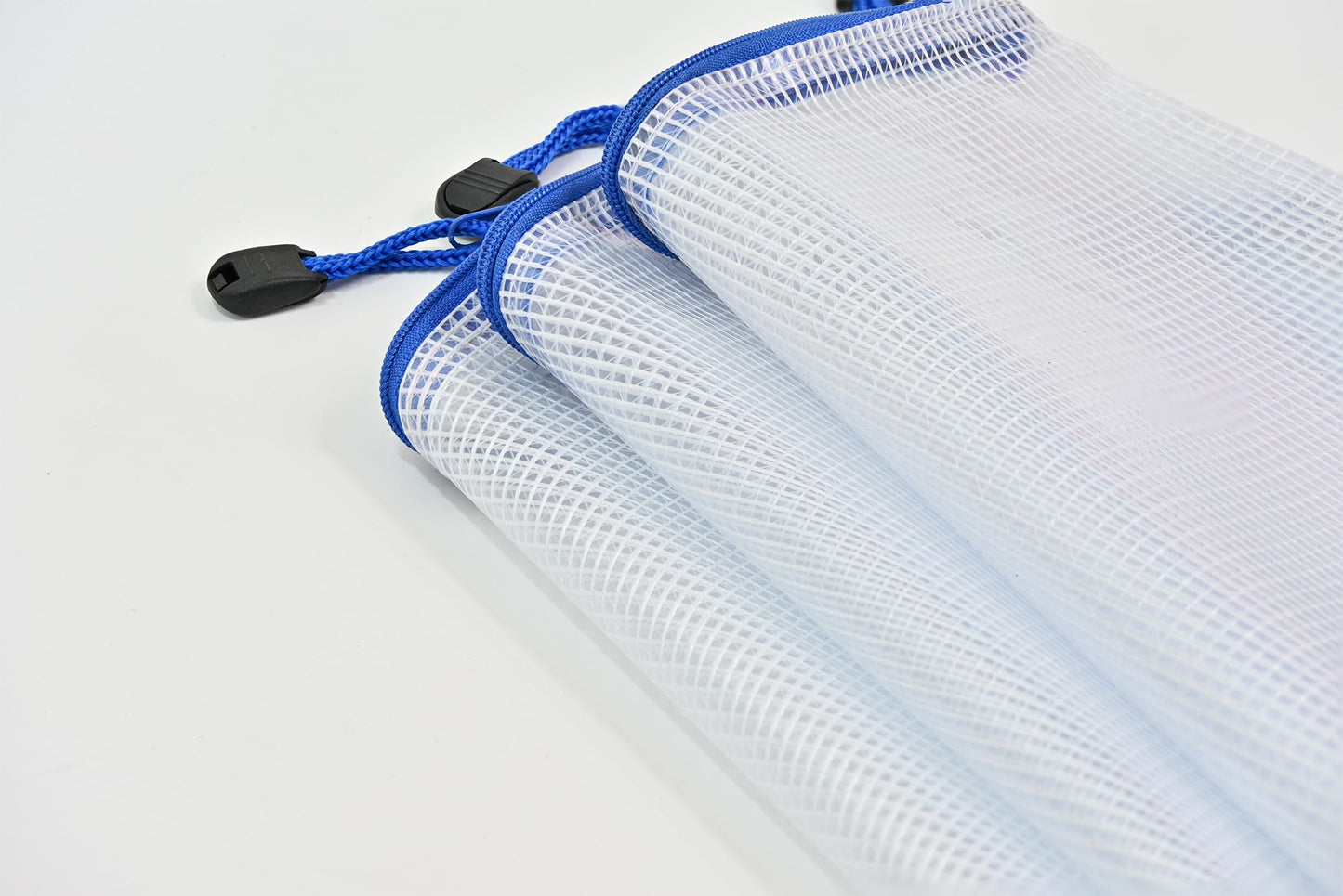 10 Waterproof Mesh Zipper File Bags for Office and School