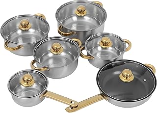 Stainless Steel Cookware Set for Home Cooking