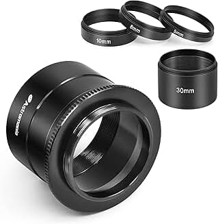 2-inch telescope extension tube kit with camera adapter
