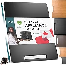 Elegant sliding tray for coffee makers and appliances