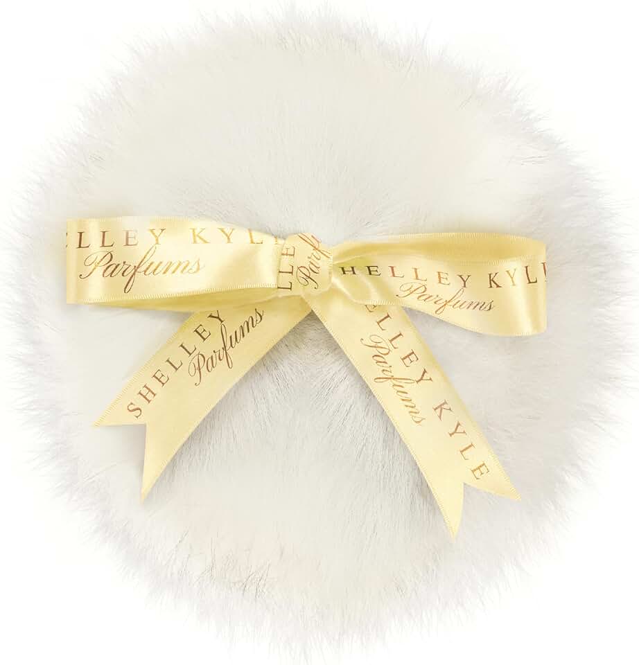 Handmade Lambs Wool Dusting Powder Puff