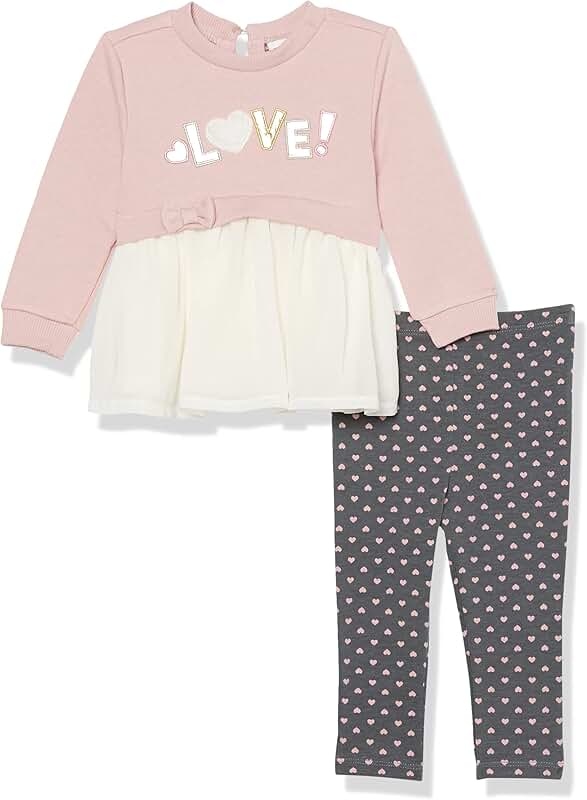Baby Girls' Two-Piece Legging Set