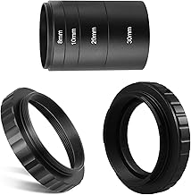 Astronomical 2-inch M48 Extension Tube Kit for Cameras and Eyepieces