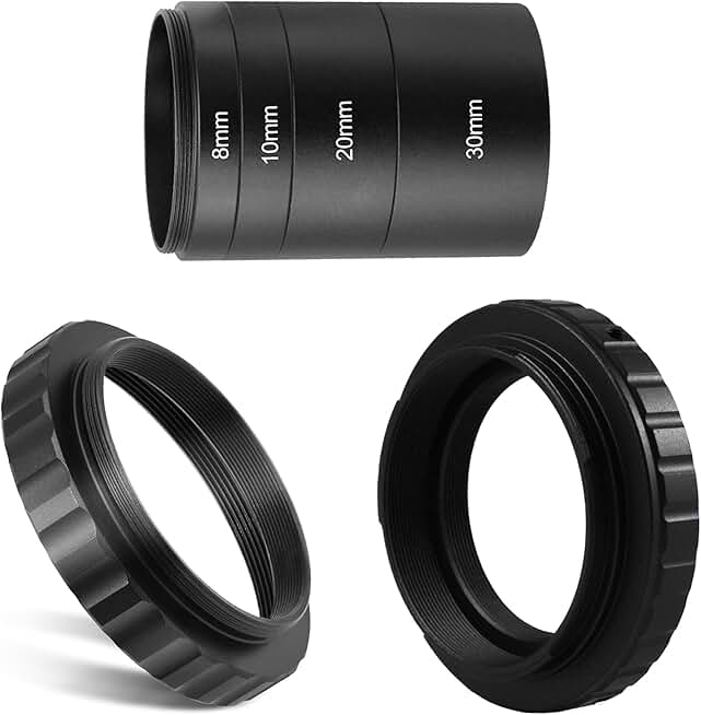 Astronomical 2-inch M48 Extension Tube Kit for Cameras and Eyepieces