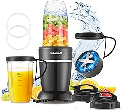 1200W Personal Blender with 2 Cups and 6-Fin Blades