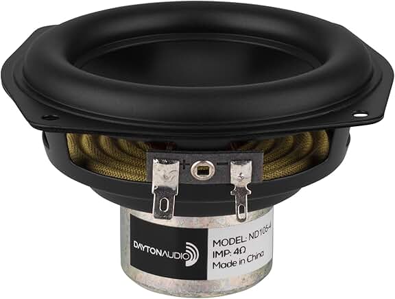 4-inch Aluminum Cone Midbass Neo Driver