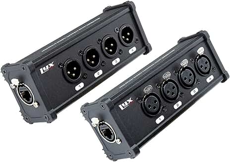 4-Channel XLR to RJ45 Network Cable for Sound and Lighting