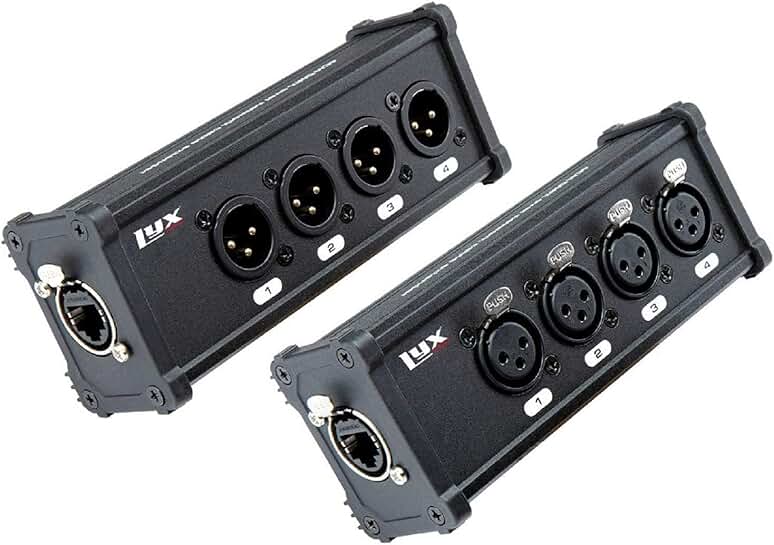 4-Channel XLR to RJ45 Network Cable for Sound and Lighting