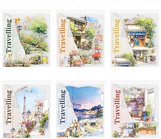 120 Vintage Travel Scrapbook Stickers for Crafts
