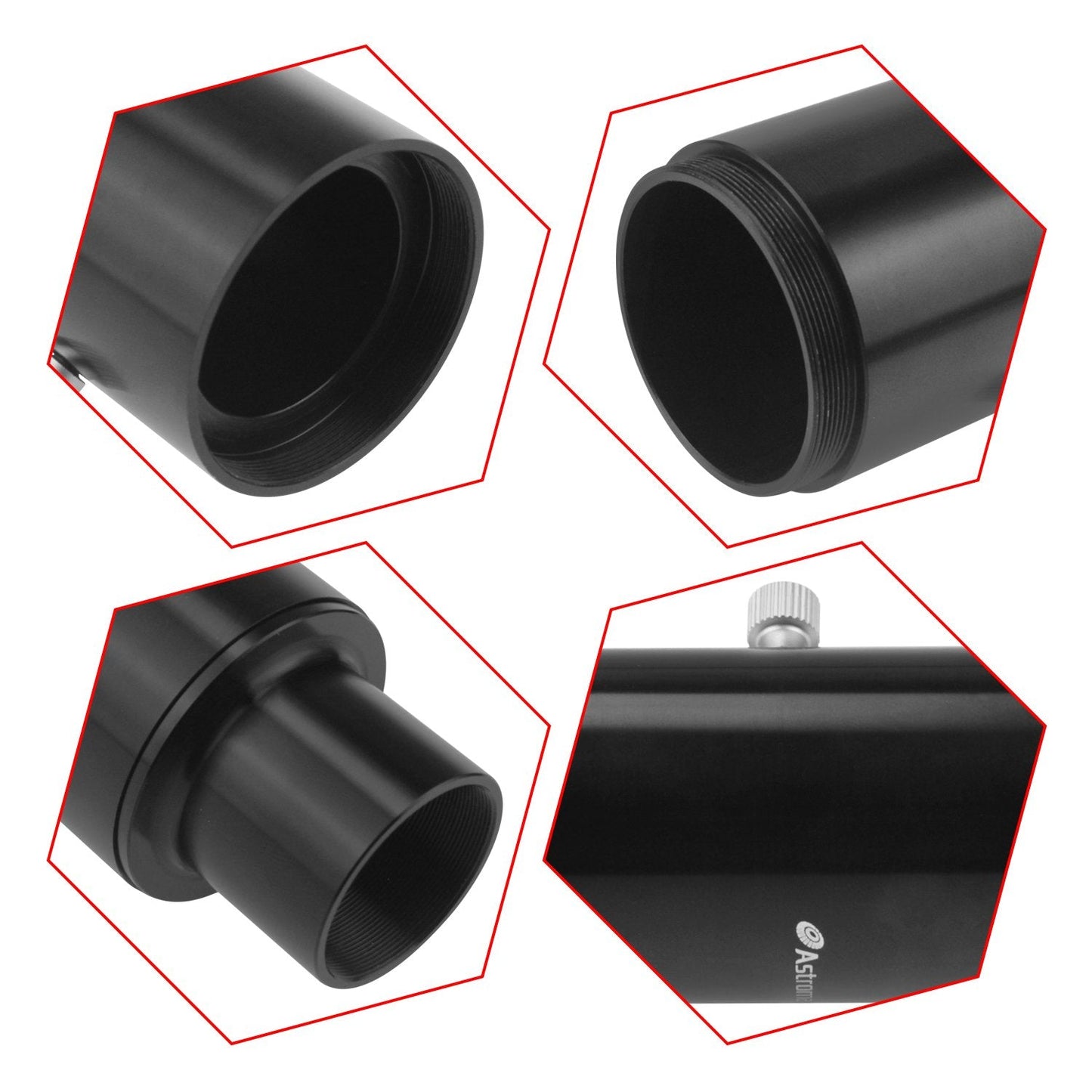 1.25" Fixed Camera Adapter - an Adapter for Focal Plane and Eyepiece Projection Imaging