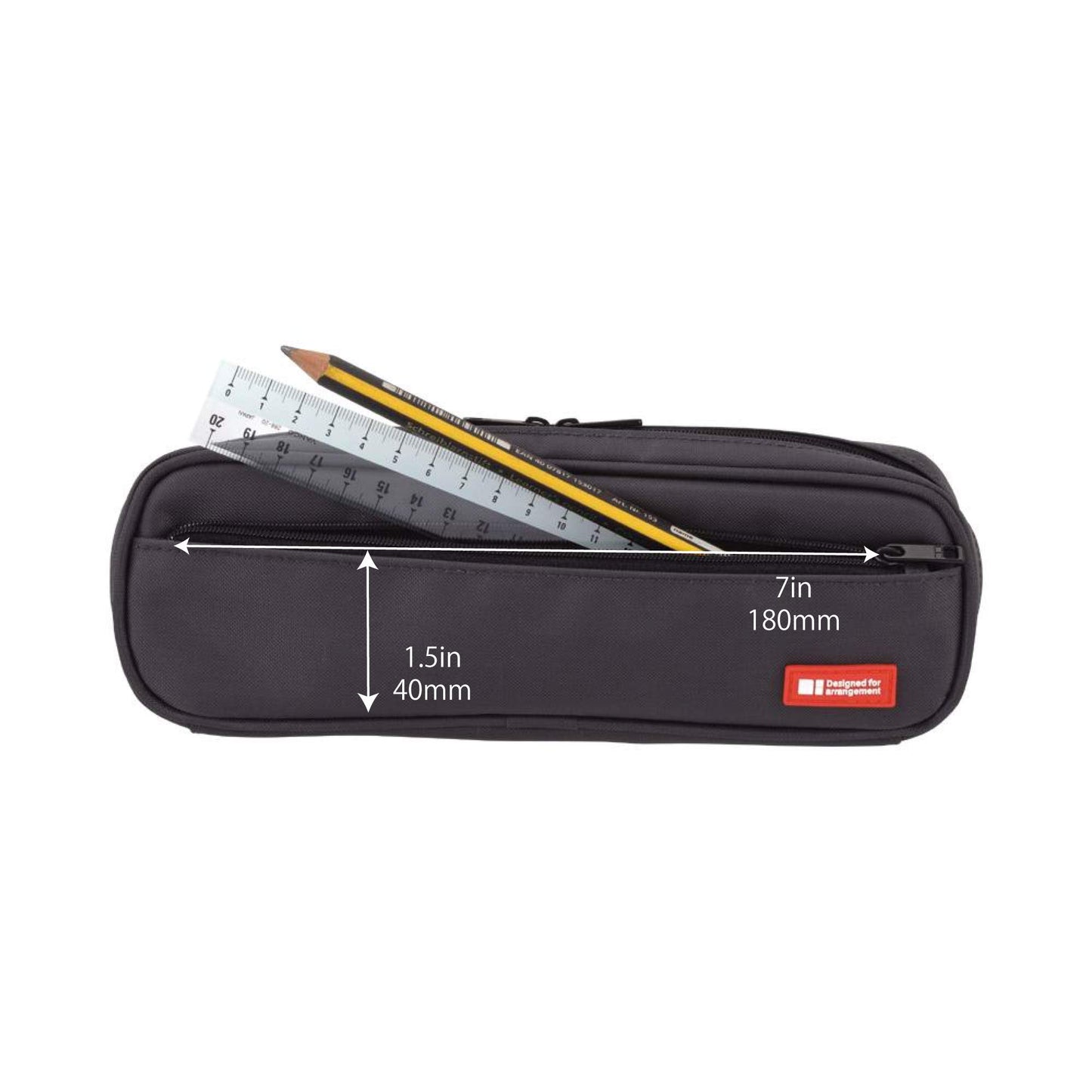 Large Capacity Zipper Pencil Case for School and Travel