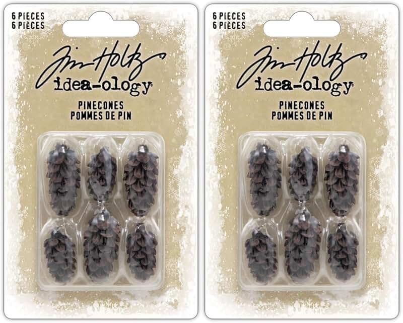 Christmas Pinecones Bundle of Two