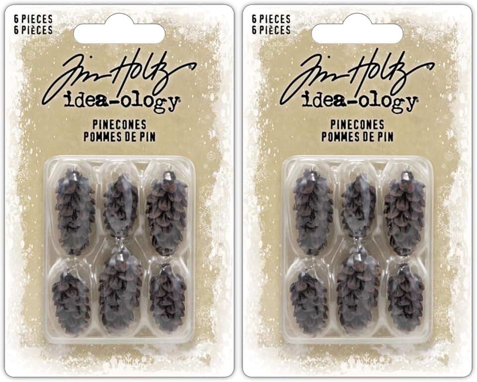 Christmas Pinecones Bundle of Two